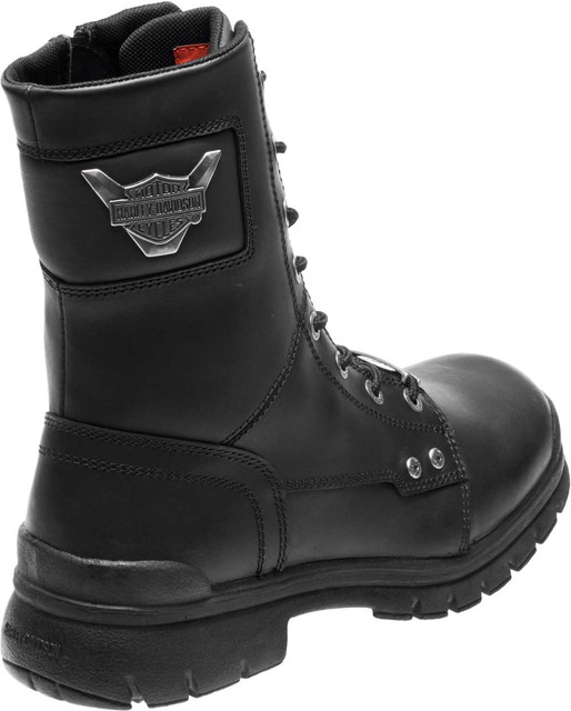 Harley-Davidson® Men's Duntley 8-Inch Black Motorcycle Boots