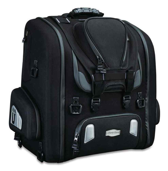 Kuryakyn XKursion XW5.5 Motorcycle Roller Rack Bag - Black, 19.5 x