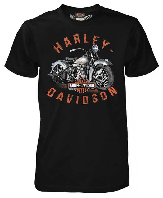 Harley-Davidson Men's Beyond Destiny Short Sleeve T-Shirt, Solid Black 5K18-HE75 - Wisconsin Harley-Davidson