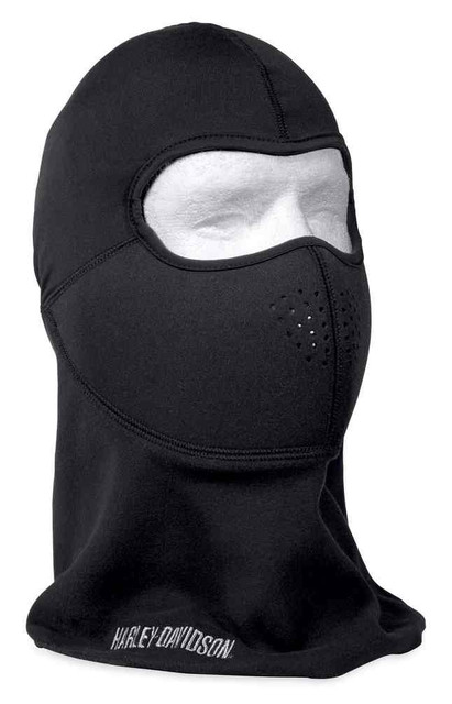 Harley-Davidson Embroidered Wind-Resistant Fleece Balaclava, Black 98232-18VX - Wisconsin Harley-Davidson
