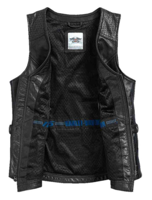 Harley-Davidson® Womens 115th Anniversary Limited Edition Leather Vest  98011-18VW