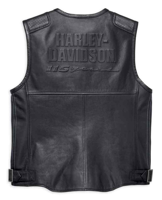HARLEY-DAVIDSON レザー ベスト 115周年記念 Sサイズ 限定 HARLEY-DAVIDSON レザー ベスト 115周年記念 Sサイズ 限定