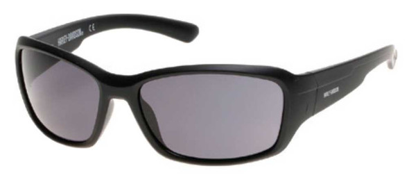 Harley-Davidson Men's H-D Block Sunglasses, Matte Black Frame & Smoke Gray Lens - Wisconsin Harley-Davidson