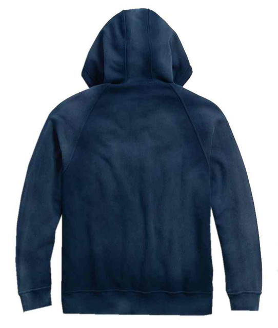 Harley-Davidson® Men's Washed Skull Zippered Hoodie, Dark Indigo