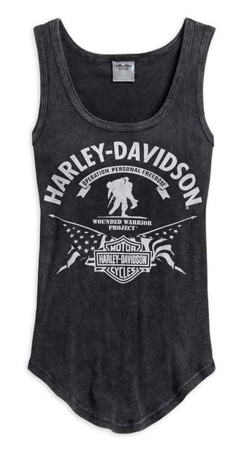 Harley-Davidson® Women's Wounded Warrior Project Stars & Stripes Tank ...