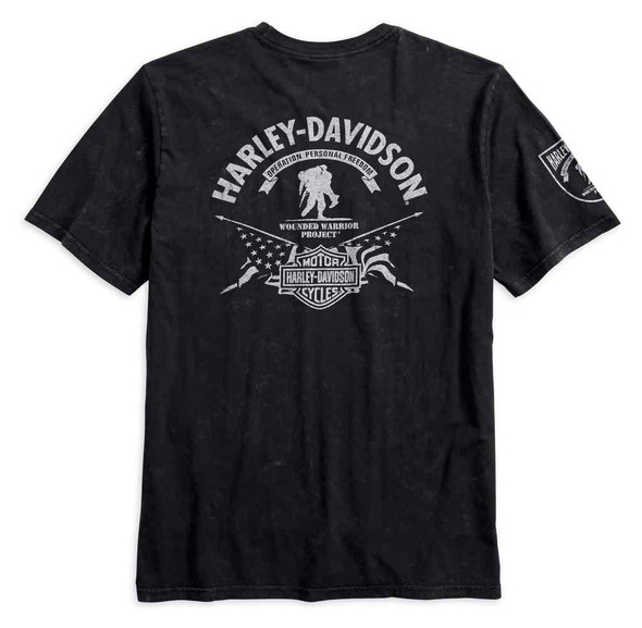 【SATIIIZ】Par Harley Pigment T-Shirt Harley-Davidson® Men's Wounded Warrior Project Stars