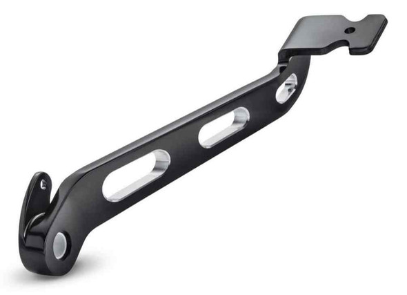 Harley-Davidson Edge Cut Billet Brake Lever, Fits Softail Models, Black 41600220 - Wisconsin Harley-Davidson