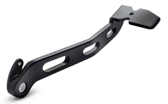 Harley-Davidson Satin Black Billet Rear Brake Lever, Fit Softail Models 41600216 - Wisconsin Harley-Davidson