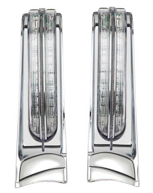 Ciro LED Light Filler Panels '14-up Harley-Davidson Ultra & Road King Motorcycle - Wisconsin Harley-Davidson