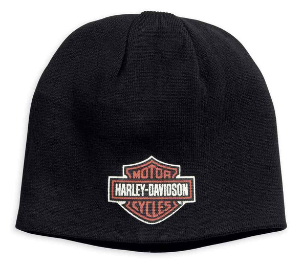 Harley-Davidson knit beanie, one size fits all acrylic black type Vintage Second Hand
