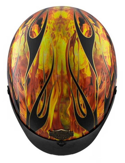 Harley-Davidson® Men's Fire Breather Ultra-Light J02 Half Helmet