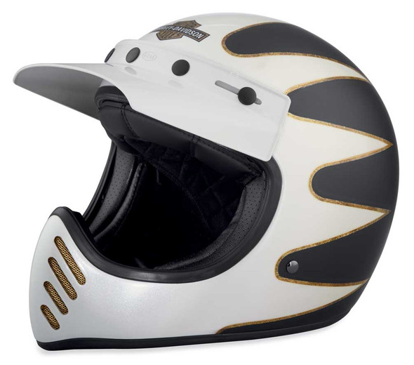 Harley-Davidson Men's Garage Stinger B14 Full-Face Helmet, White 98198-18VX - Wisconsin Harley-Davidson