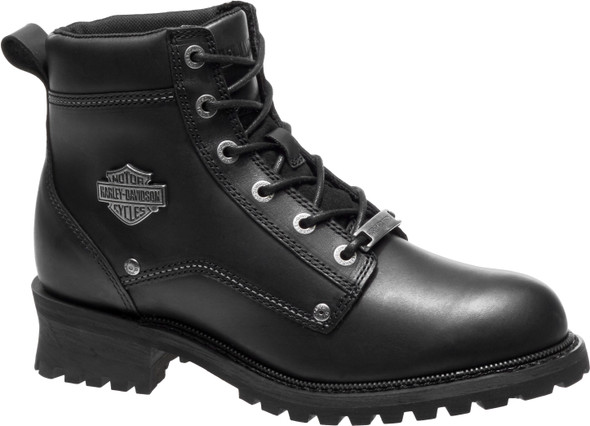 Harley-Davidson Men's Bozeman 5.25-Inch Black Leather Motorcycle Boots D96156 - Wisconsin Harley-Davidson