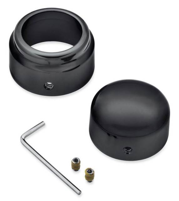 HarleyDavidson® Fat Boy & Breakout Rear Axle Nut Covers Gloss Black 43000109 Wisconsin