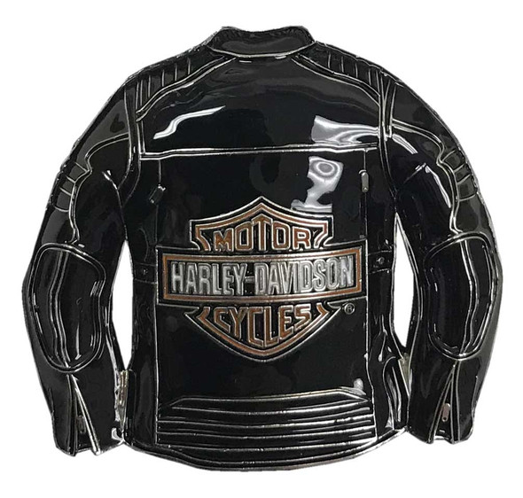 Harley-Davidson 3D Bar & Shield Motorcycle Jacket Metal Pin, Black, 240227 - Wisconsin Harley-Davidson