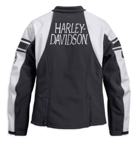 Harley-Davidson® Women's Amelia Anne Soft Shell Riding Jacket, Black  97107-18VW