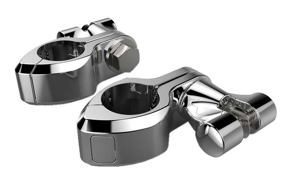 Ciro Adjustable Highway Peg Mount w/Clevis 1.25 in. Engine Guard Chrome or Black - Wisconsin Harley-Davidson