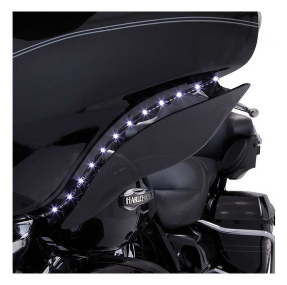 Ciro '96-'05 H-D Touring LED Bat Blades - Black, Easy Installation 45100 - Wisconsin Harley-Davidson
