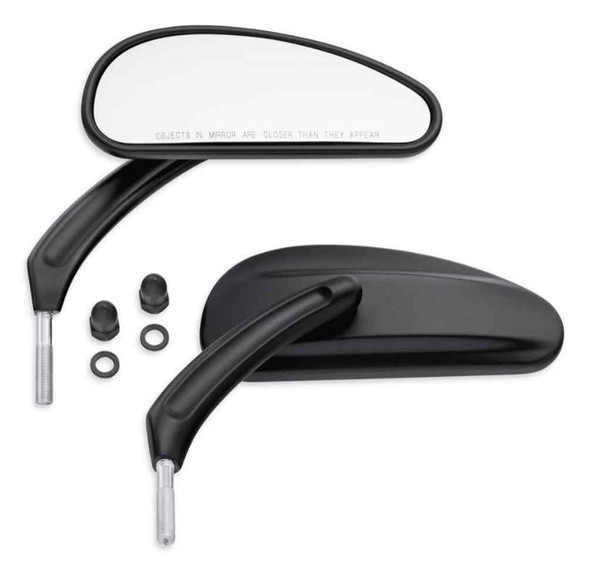 Harley-Davidson Profile Custom Mirrors - Stain Black, Fits XG Models 56000135 - Wisconsin Harley-Davidson