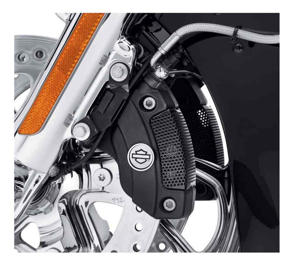 Harley-Davidson Caliper Screen Insert - Black, Fits VRSC/Touring/Trike 41300154 - Wisconsin Harley-Davidson