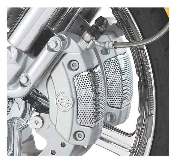 Harley-Davidson Caliper Screen Insert - Chrome, Fits VRSC/Touring/Trike 42054-05 - Wisconsin Harley-Davidson