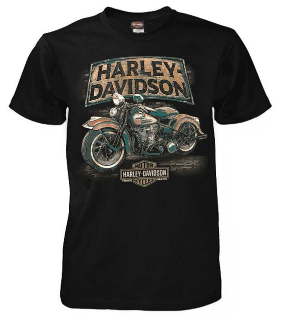 Harley-Davidson Men's Pure Metal Short Sleeve Crew-Neck Shirt, Black 5L33-HF4Y - Wisconsin Harley-Davidson