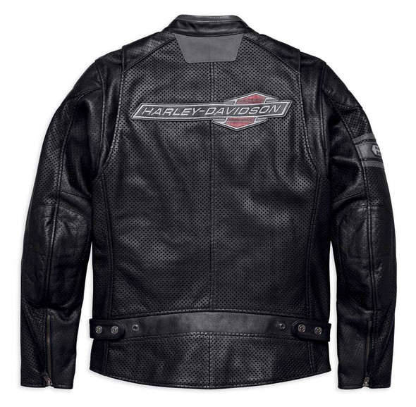 Harley-Davidson® Men's Manta Leather Jacket w/ Coolcore Technology