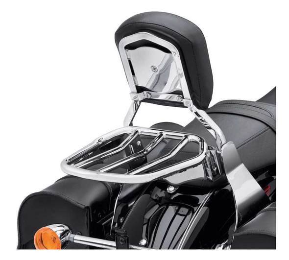 Harley-Davidson Custom Tapered Sport Luggage Rack - Chrome, Multi-Fit 50300030 - Wisconsin Harley-Davidson