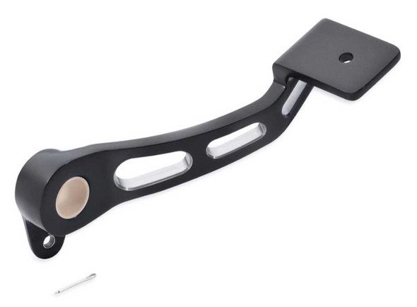 Harley-Davidson Billet Style Rear Brake Lever - Edge Cut, Dyna Models 41600003 - Wisconsin Harley-Davidson