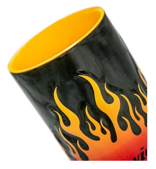 Harley-Davidson® Core Sculpted Flames Coffee Mug, 15 oz. - Black