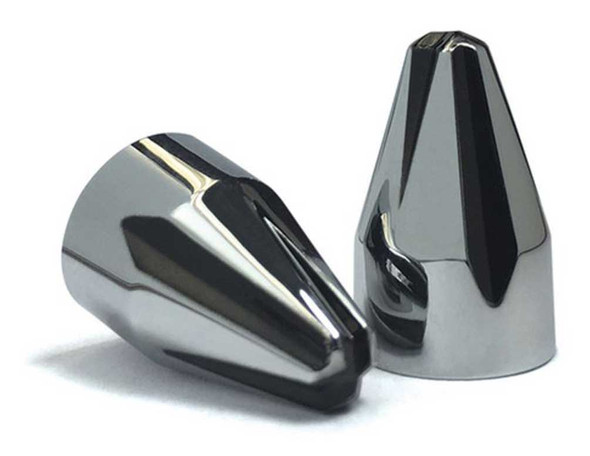 Ciro Fluted Spike Screw Bolt Caps Add On Kit - Multiple Sizes & Finishes - Wisconsin Harley-Davidson