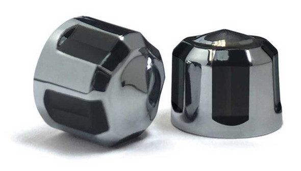 Ciro Diamond Cut Low Crown Bolt Screw Cap Set for Harley, 3 Finishes Available - Wisconsin Harley-Davidson