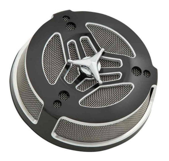 Ciro Tri-Bar Air Cleaner, Fits 08-16 H-D Touring Models - Chrome or Black - Wisconsin Harley-Davidson