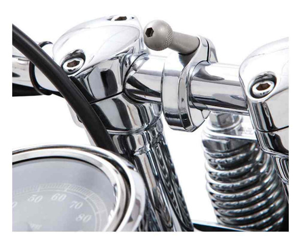 Ciro Accessory 1 - 1/4 in. Round Bar Mount - Chrome or Black Finish 50114-50115 - Wisconsin Harley-Davidson