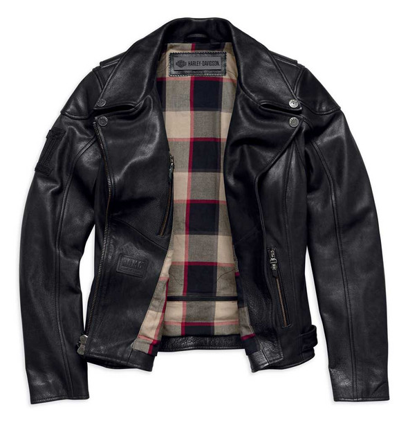 Harley-Davidson® Women's Alameda Heavy-Weight Leather Biker Jacket