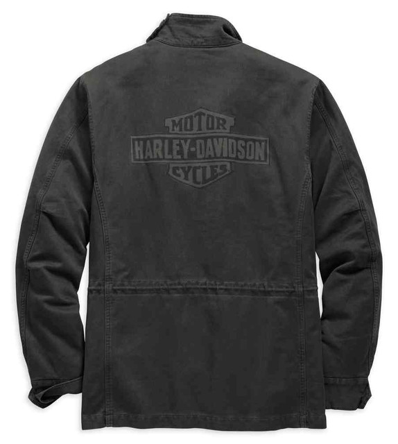 HARLEY-DAVIDSON オリーブグリーンジャケット Harley-Davidson® Men's Patch Cargo Casual Jacket, Dark Olive Green