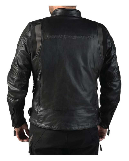 Harley-Davidson® Men's FXRG Triple Vent Waterproof Leather Jacket,  98038-19VM