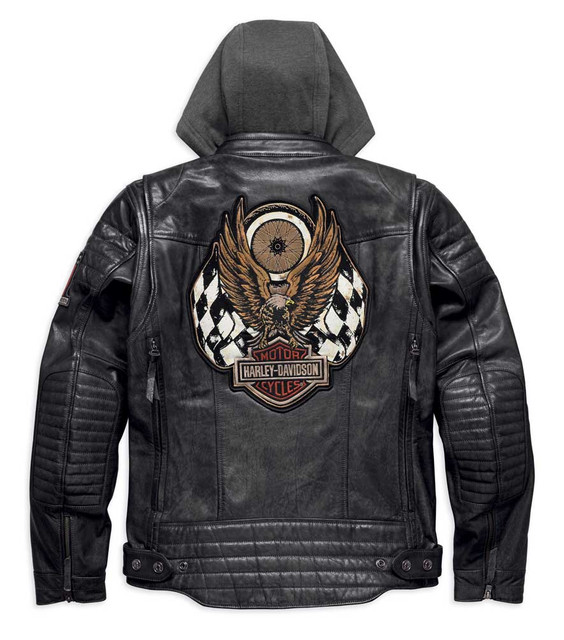 Harley-Davidson® Men's Marmax Racing 3-IN-1 Leather Jacket