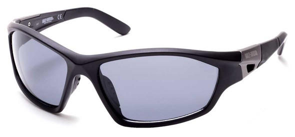 Harley-Davidson Men's Motorcycle-Inspired Sunglasses, Matte Black/Smoke Lenses - Wisconsin Harley-Davidson