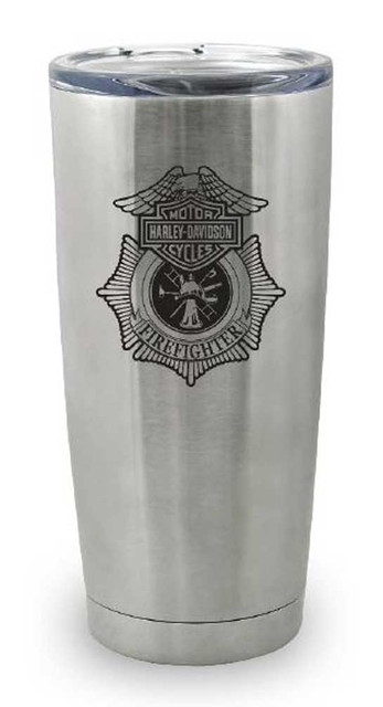 Harley-Davidson Firefighter Original Travel Mug, Stainless Steel - 20oz. MG12650 - Wisconsin Harley-Davidson