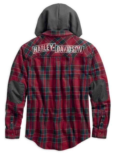 トップス KAMIYA Hooded Check Shirt RED M Hooded Check Shirt（シャツ/ブラウス）｜KAMIYA（カミヤ）の