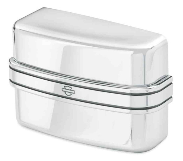 Harley-Davidson Chrome Electrical Panel Cover w/ Trim, Fits Dyna Models 66426-04 - Wisconsin Harley-Davidson