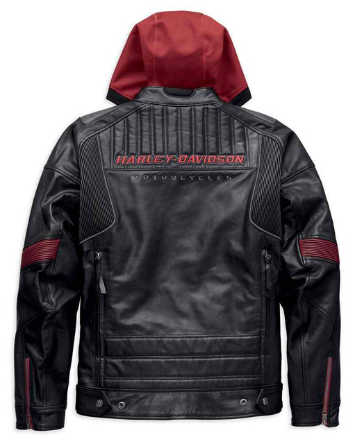 Harley-Davidson® Men's Donhill 3-IN-1 Midweight Leather Jacket