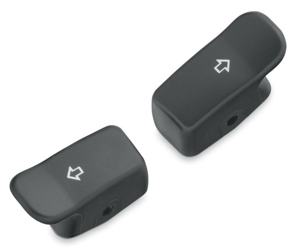 Harley-Davidson Turn Signal Extension Caps -Black, Fits XL/Dyna/Softail 71500177 - Wisconsin Harley-Davidson