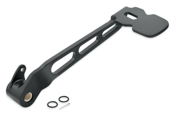 Harley-Davidson Satin Black Billet Rear Brake Lever, FL Softail Models 41800-08 - Wisconsin Harley-Davidson