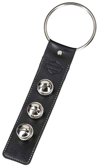 Harley-Davidson Winter Sleigh Bells Door Hanger, Embossed B&S Logo HDX-99122 - Wisconsin Harley-Davidson