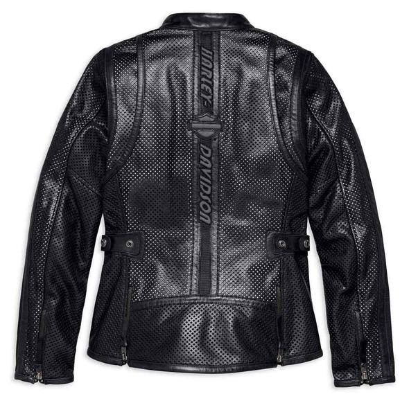 Harley perforated leather jacket Clearance
