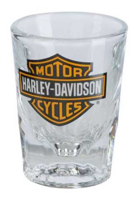 Harley-Davidson® Core Bar & Shield Logo Shot Glass, 2 oz. - Clear