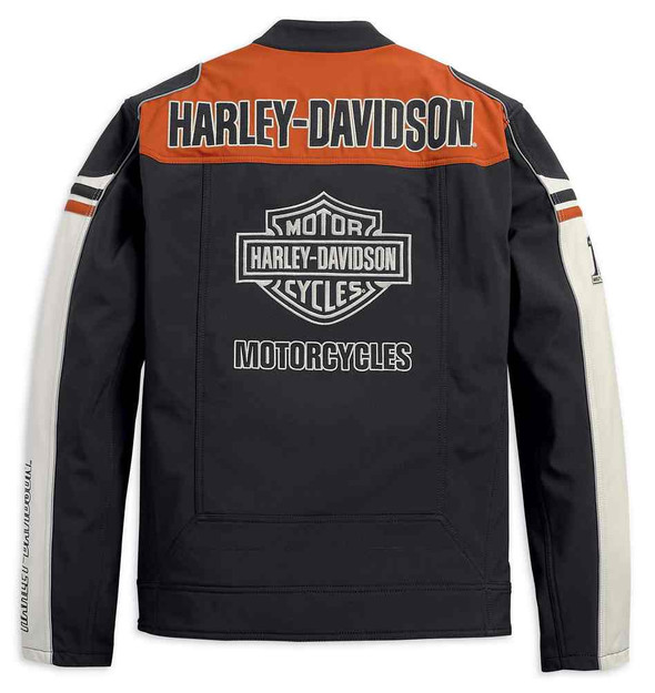 Harley-Davidson® Men's Colorblocked Soft Shell Casual Jacket 98405