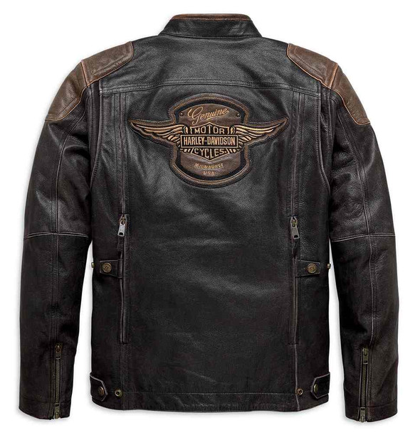 Harley-Davidson® Men's Triple Vent System Trostel Leather Jacket